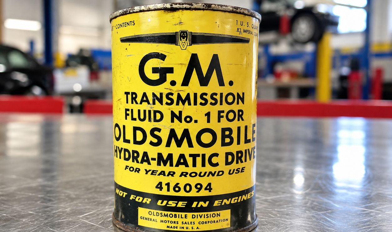 The original 1940 GM Transmission Fluid No. 1 for Oldsmobile Hydra-Matic Drive
