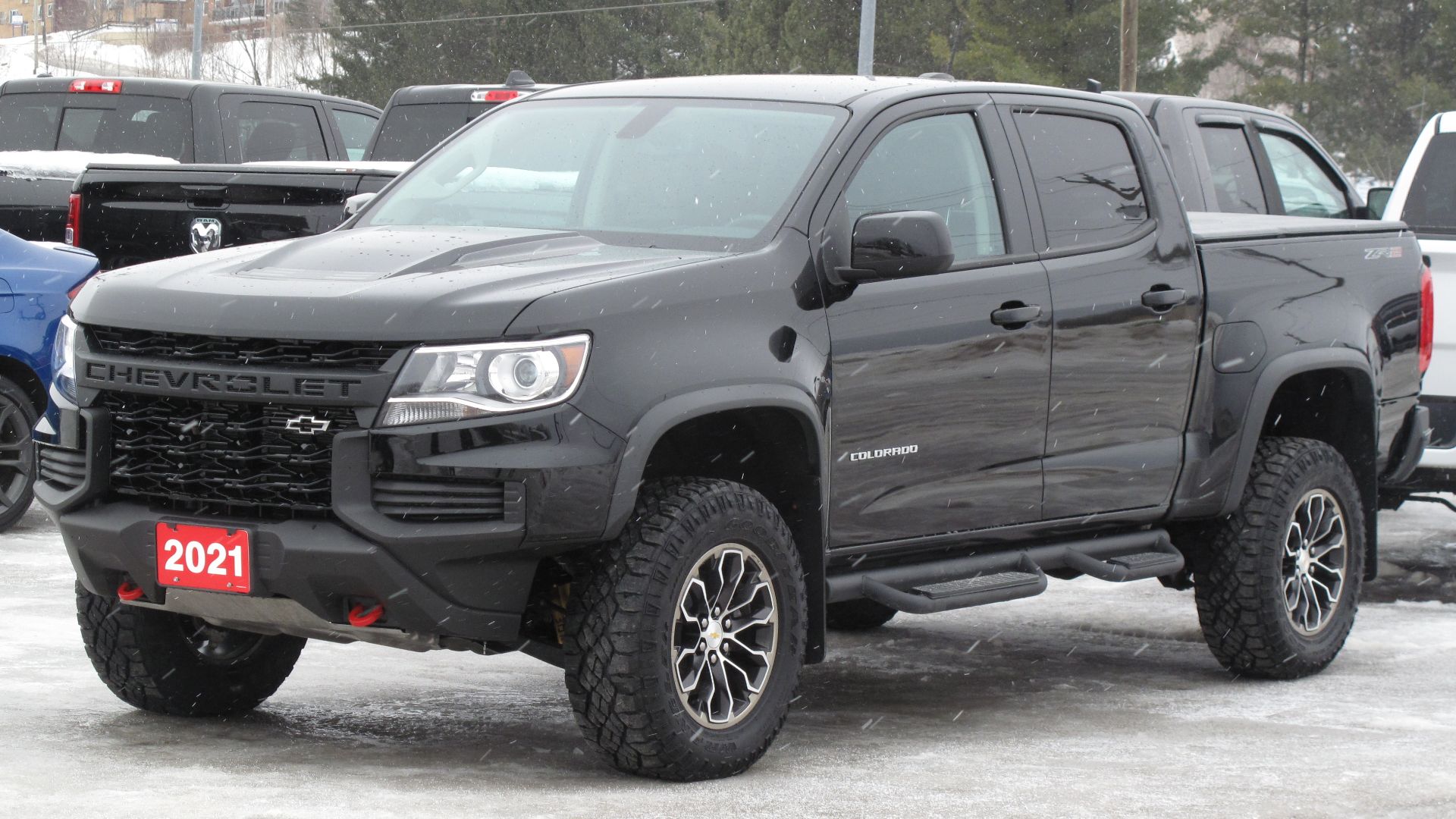 2021 Chevrolet Colorado ZR2 photographed in Sault Ste. Marie, Ontario, Canada.