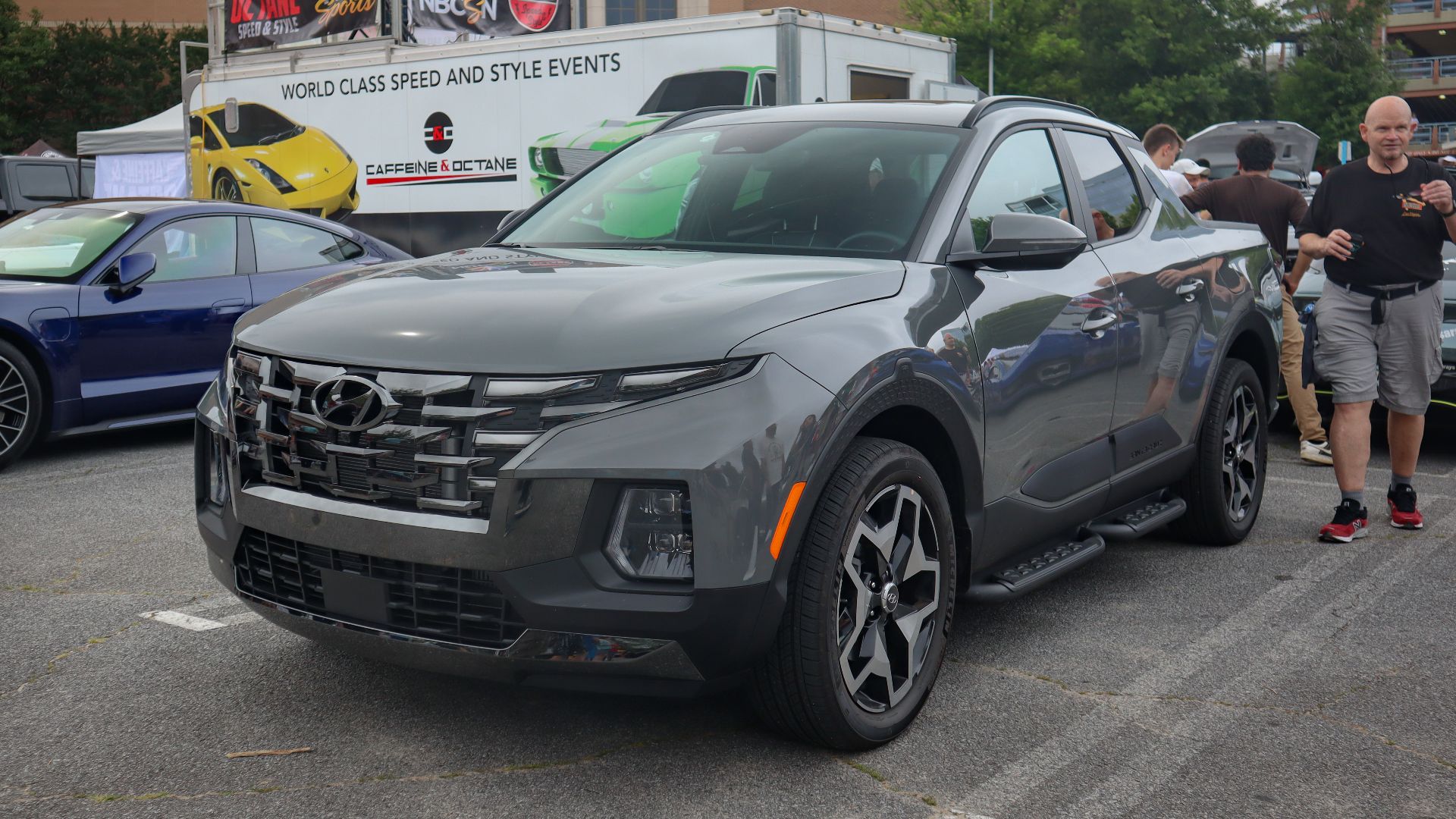 2022 Hyundai Santa Cruz pre-production model at Caffeine & Octane - June 2021