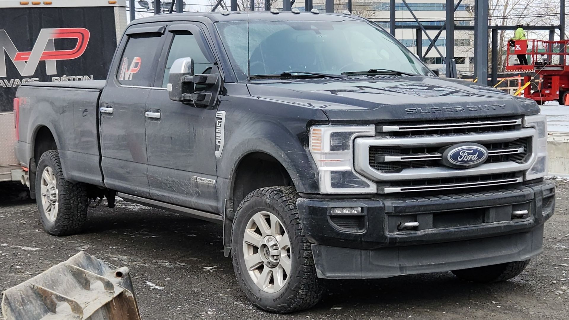 2020-2022 Ford F-250 Super Duty photographed in Pointe-Claire, Québec, Canada .