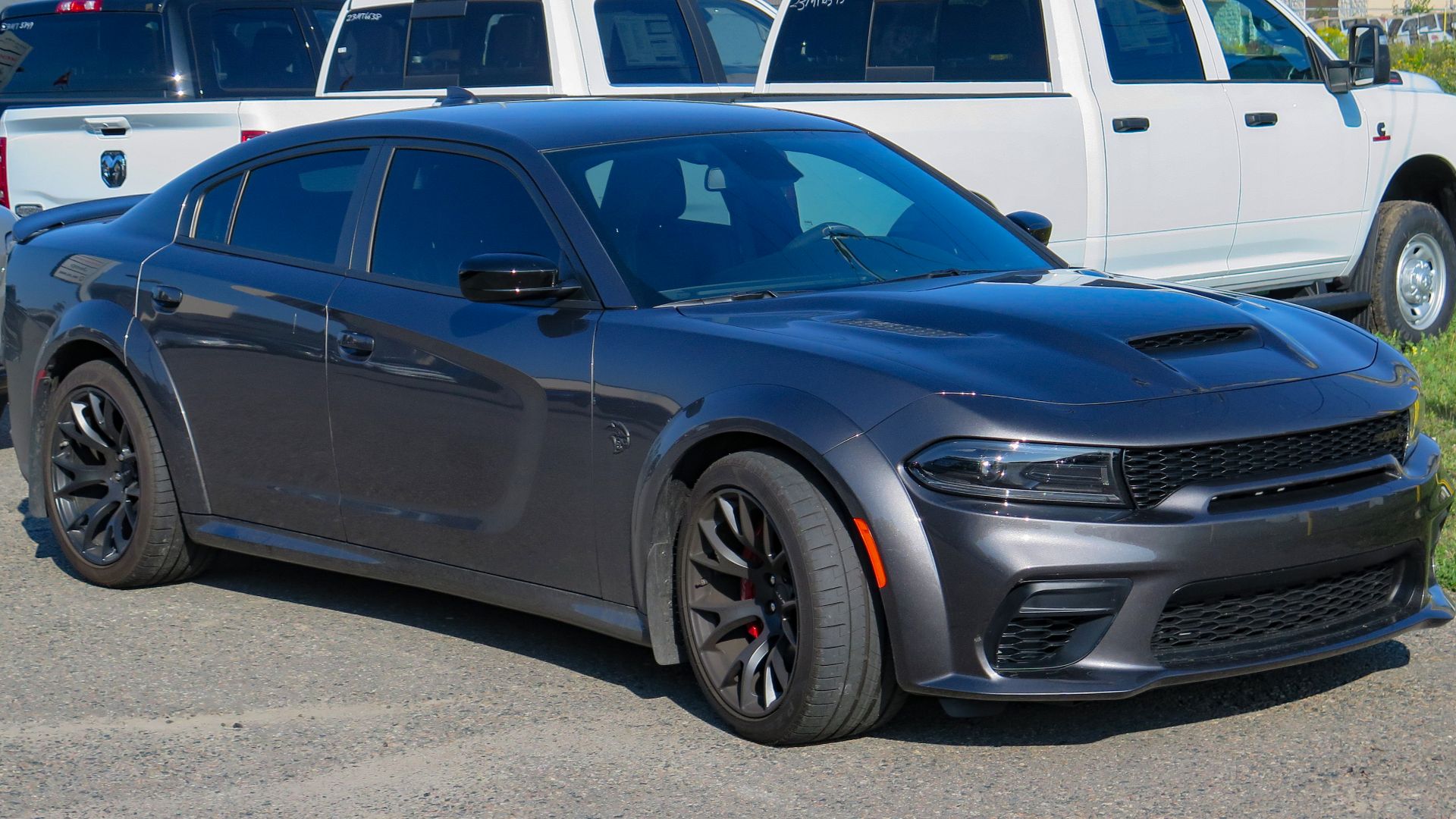 2023 Dodge Charger SRT Hellcat Widebody Jailbreak photographed in Sault Ste. Marie, Ontario, Canada.