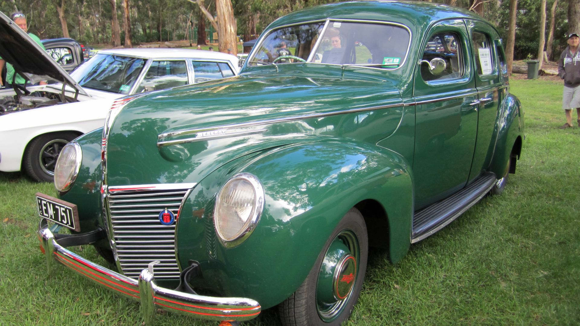 The first of the Mercurys; Edsel Ford introduced the 'Mercury' in 1938 as  a more upmarket car than the Ford. It was also longer and wider. They had a more powerful 239 cu in Flathead V8 too.