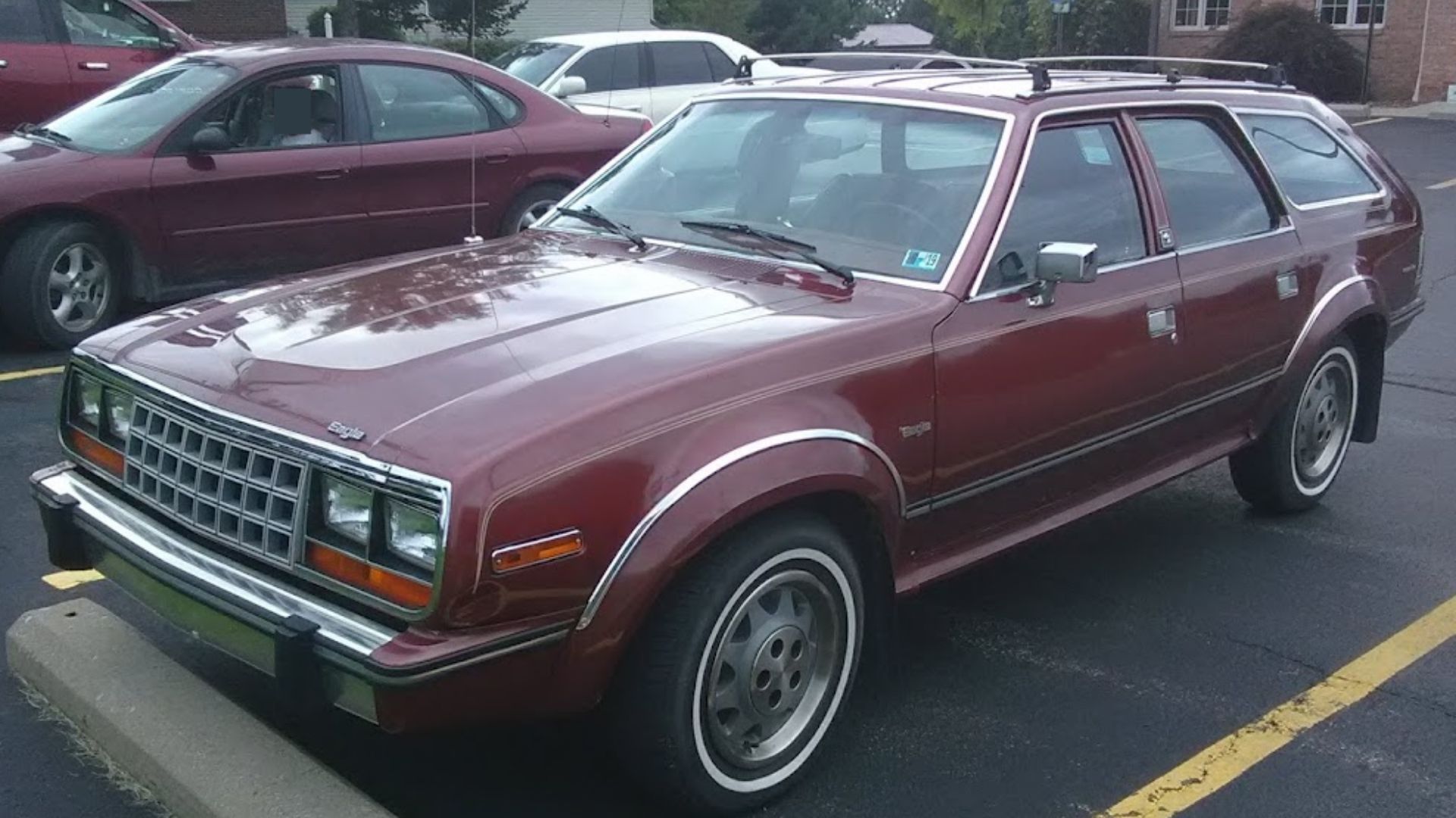 1987 AMC Eagle wagon photographed in New Castle, Pennsylvania
