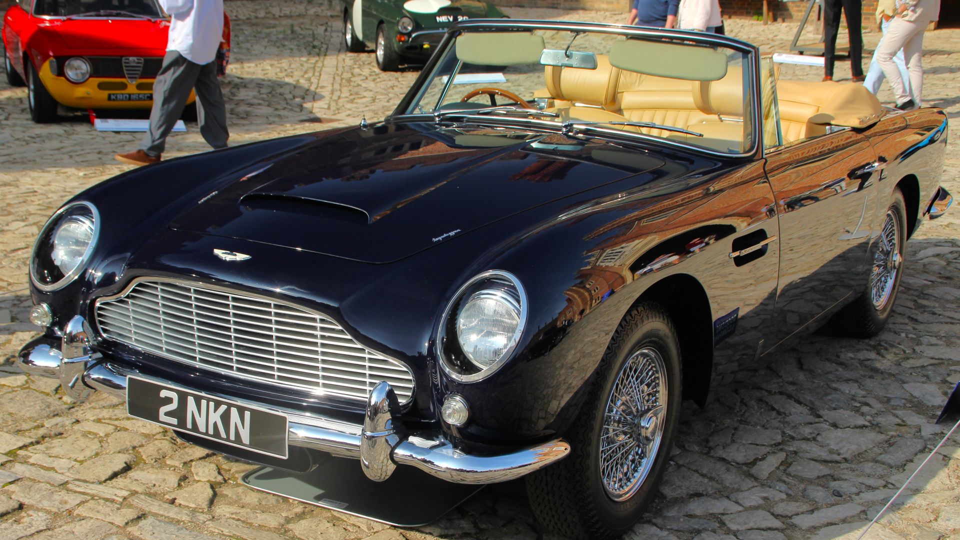 An Aston Martin DB5 taken at Hampton Court Concours 2022.
