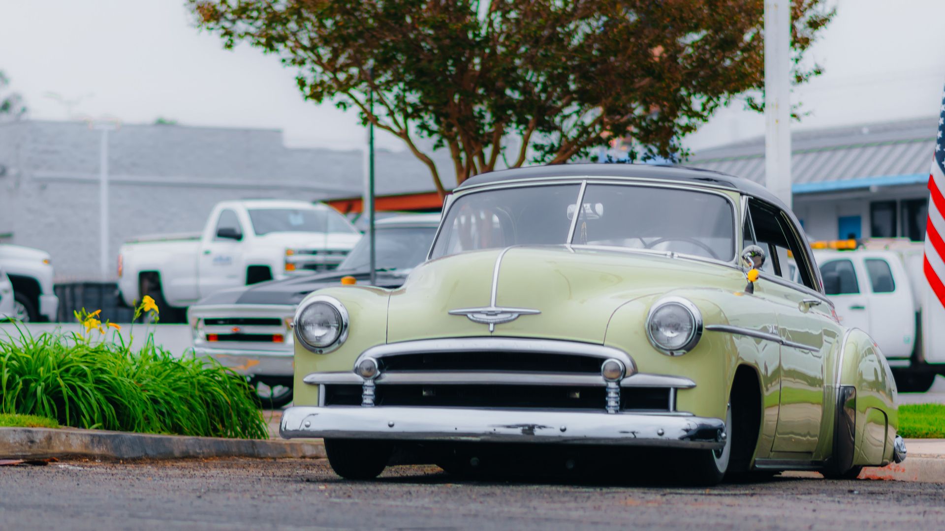 Classic Chevrolet captured on an urban street in Los Angeles, showcasing timeless American automotive design.