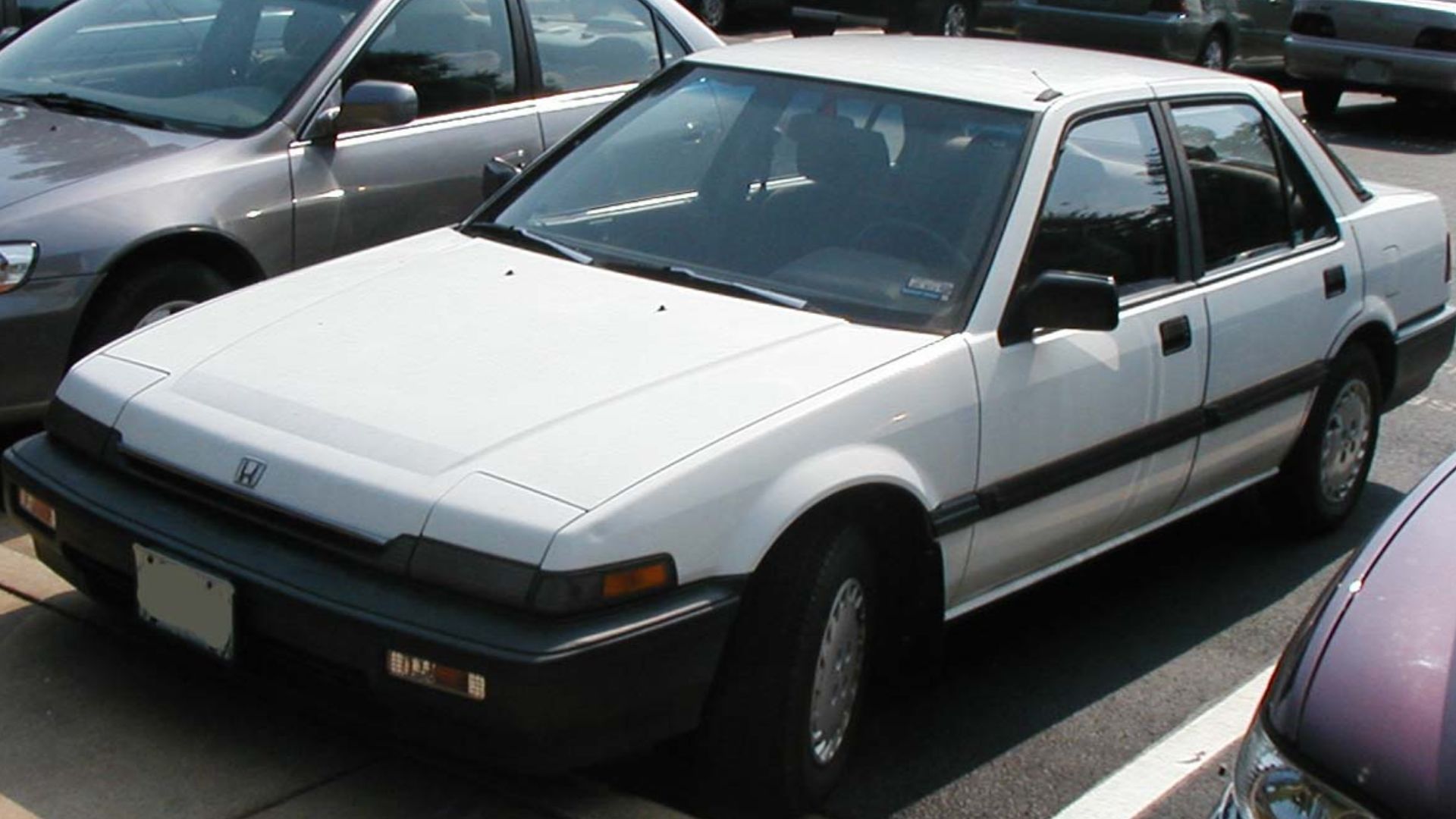 1986-1989 Honda Accord photographed in USA.