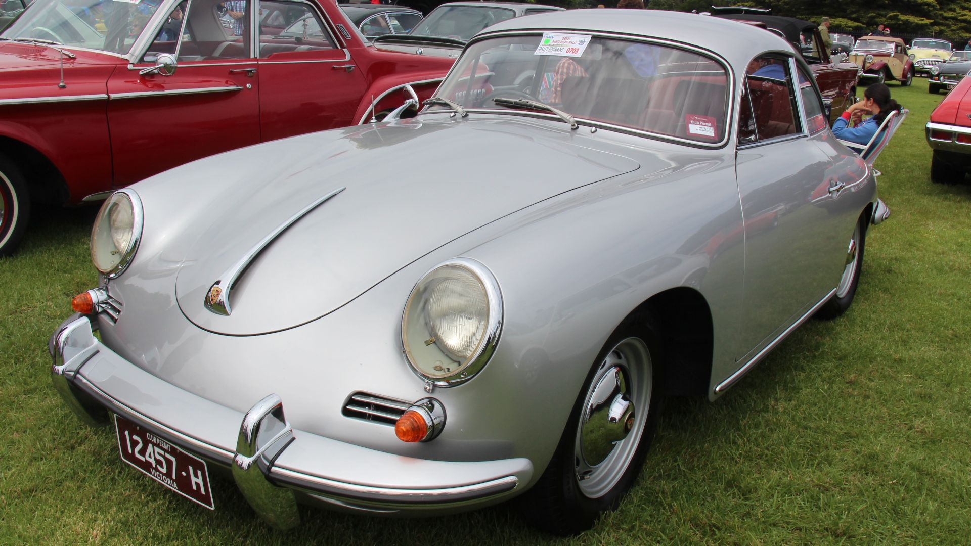The Porsche 356 was a lightweight luxury sports car built from 1948-65, rear engine and rear wheel drive, available as a hardtop coupe or a cabriolet. It was replaced by the 911 in 1963, but the 356 continued to be built until 1965
The first 356, 1948-54,
