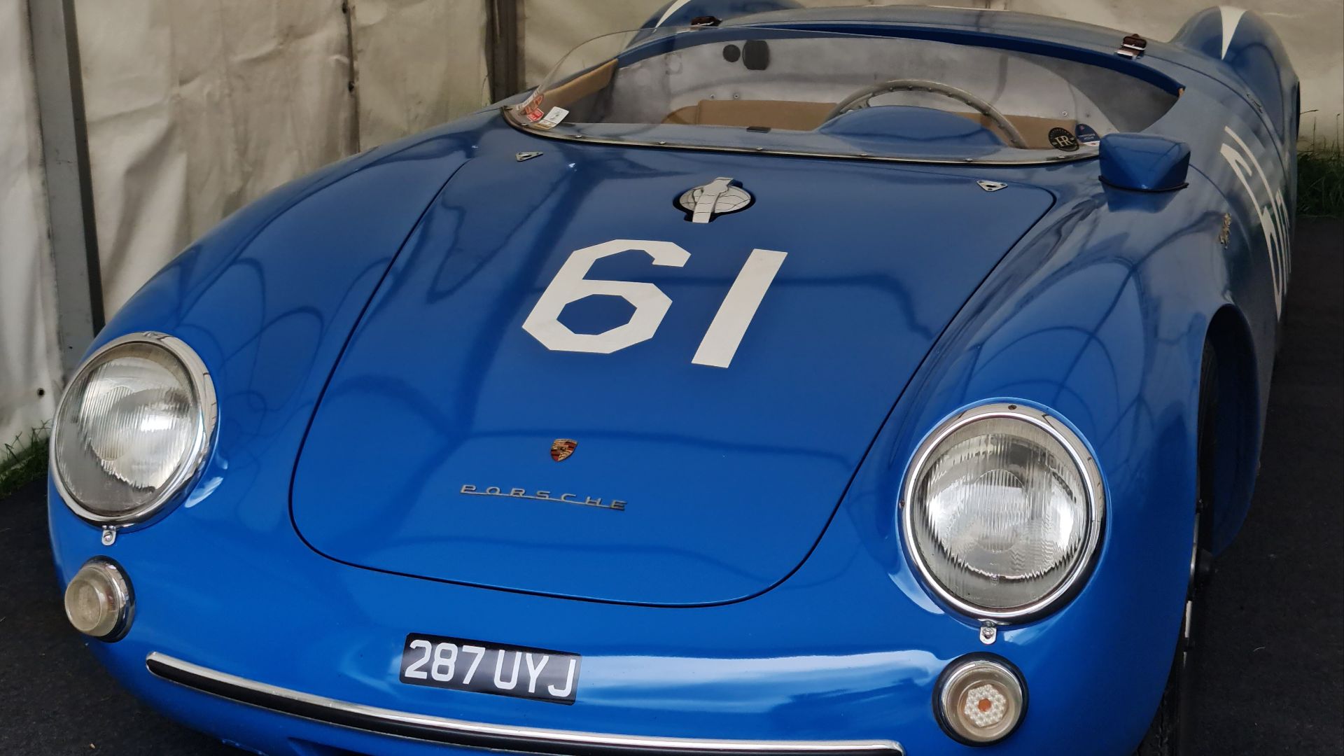 A Porsche 550 Spyder taken at the Goodwood FOS 2021.