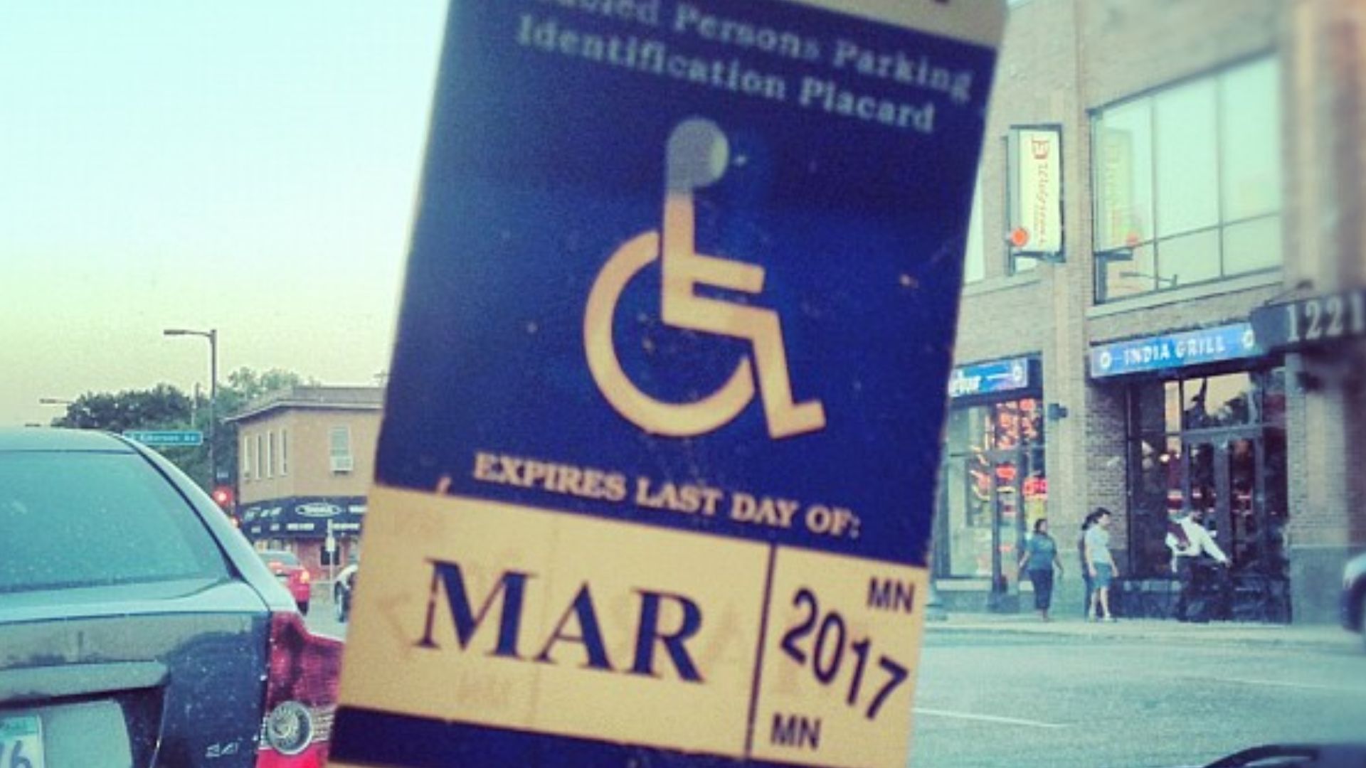 Handicapped / disabled hang tag, Minnesota