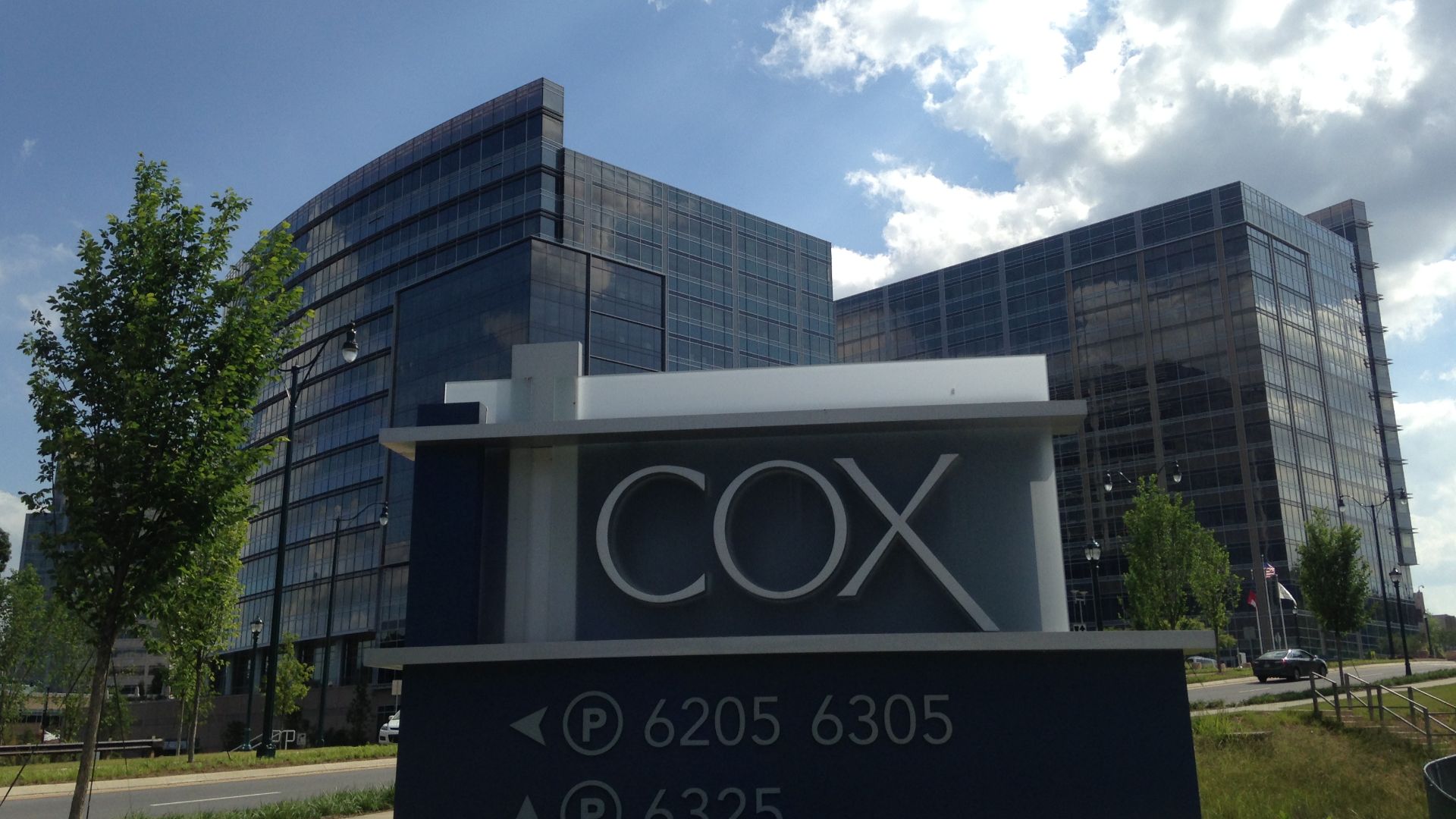 Cox Enterprises Headquarters park in Atlanta, Georgia.