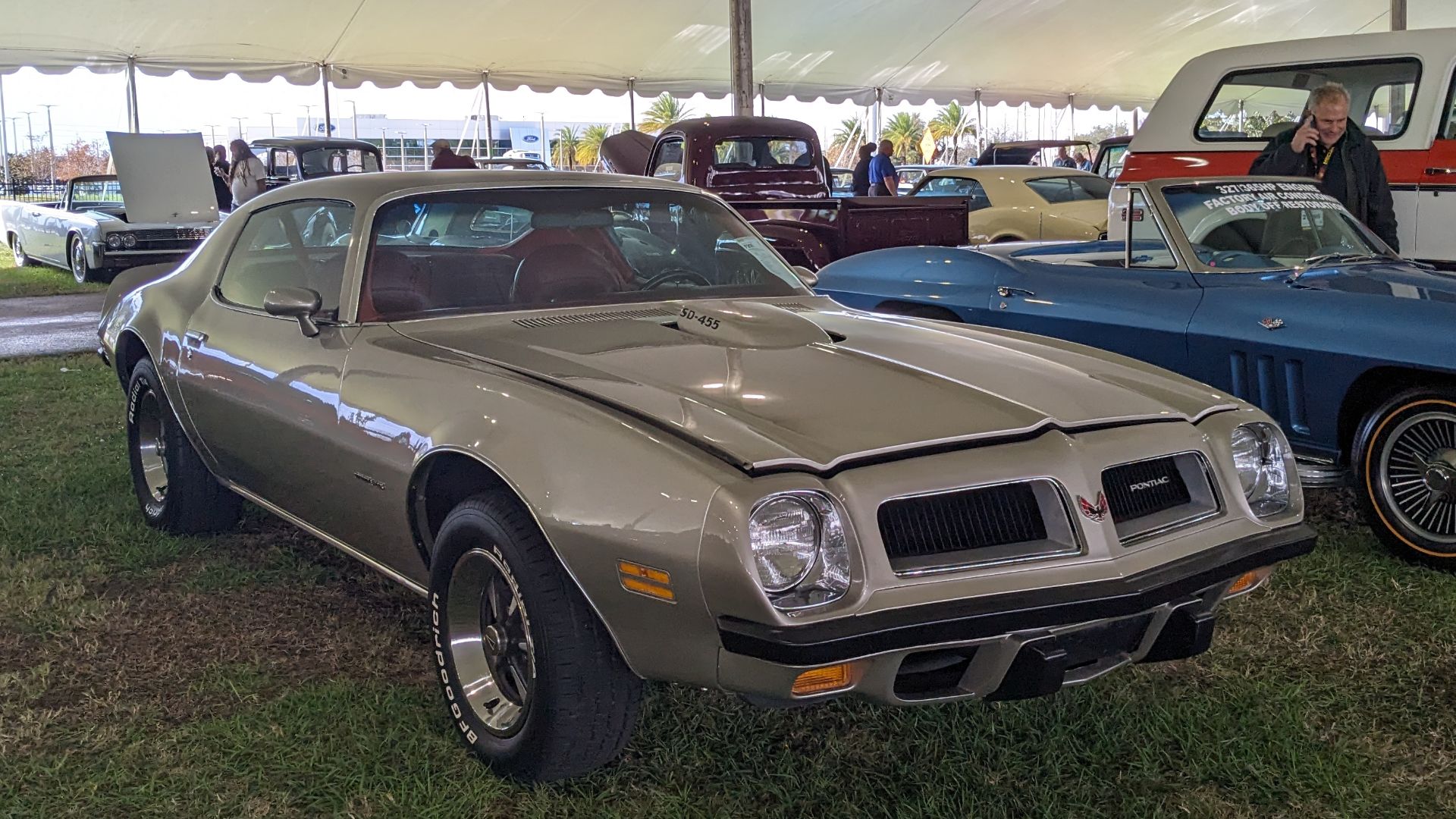 a 1974 Pontiac Firebird Formula Super Duty at Mecum Auctions' Kissimmee 2024 Auction