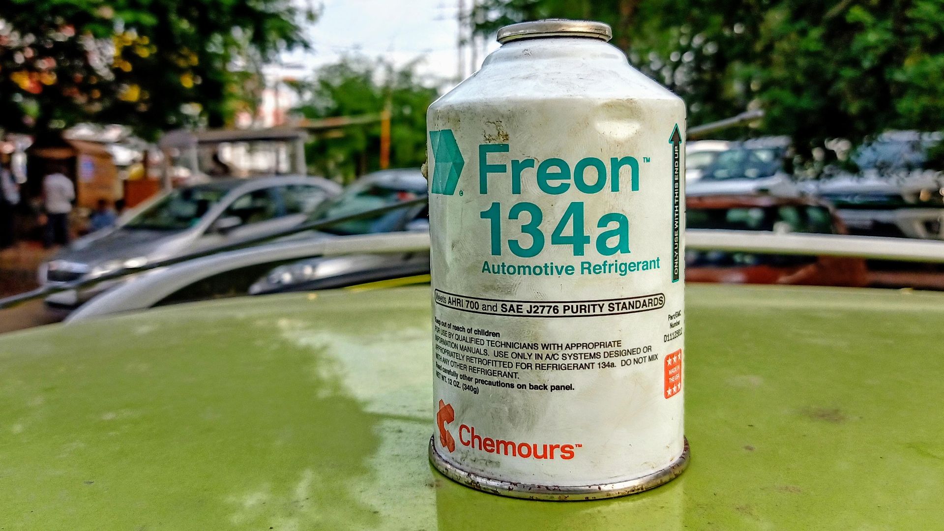 Freon 134a refrigerant for car AC
