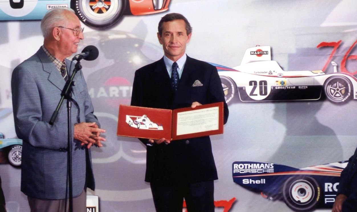 The Belmondo Family At The '24 Heures Du Mans' Racing Tournament In Le Mans, France On June 17, 2000.