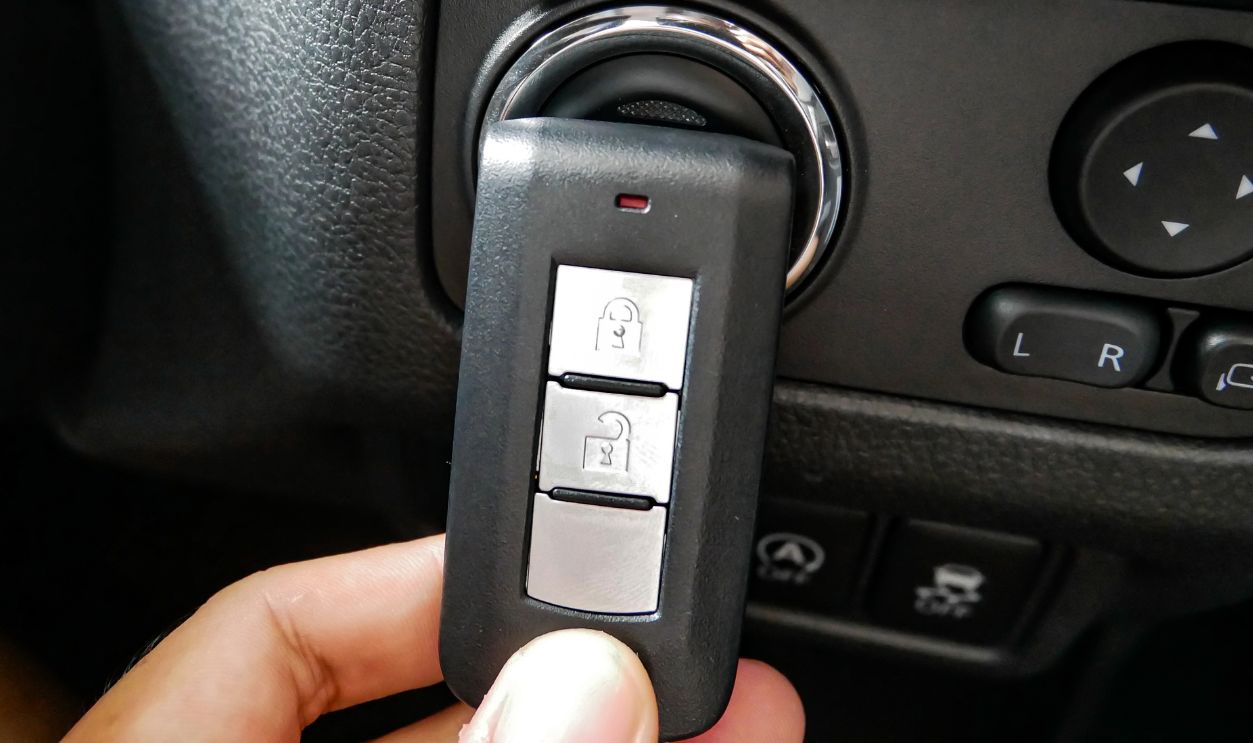 Car Immobilizer Remote Near Start Stop Engine Button