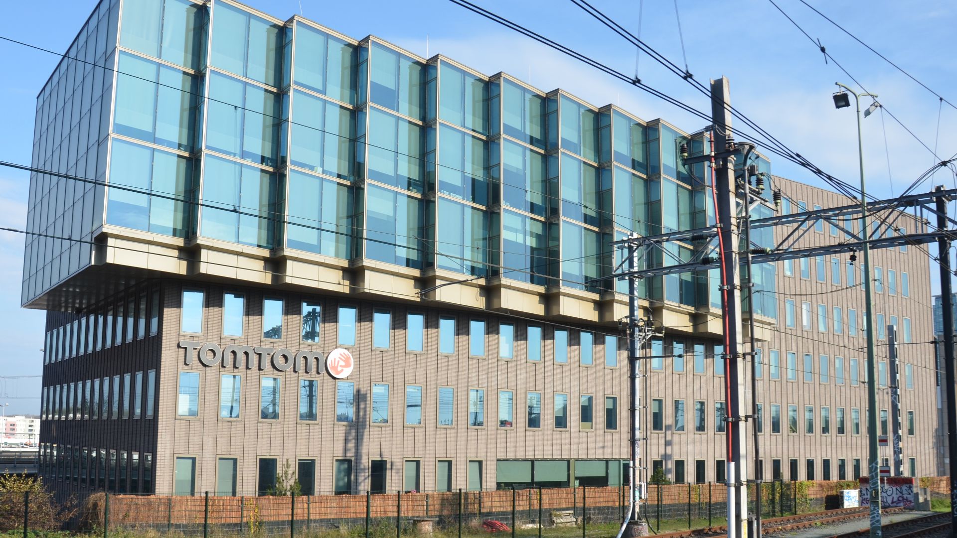 Het hoofdkantoor van TomTom in Amsterdam.