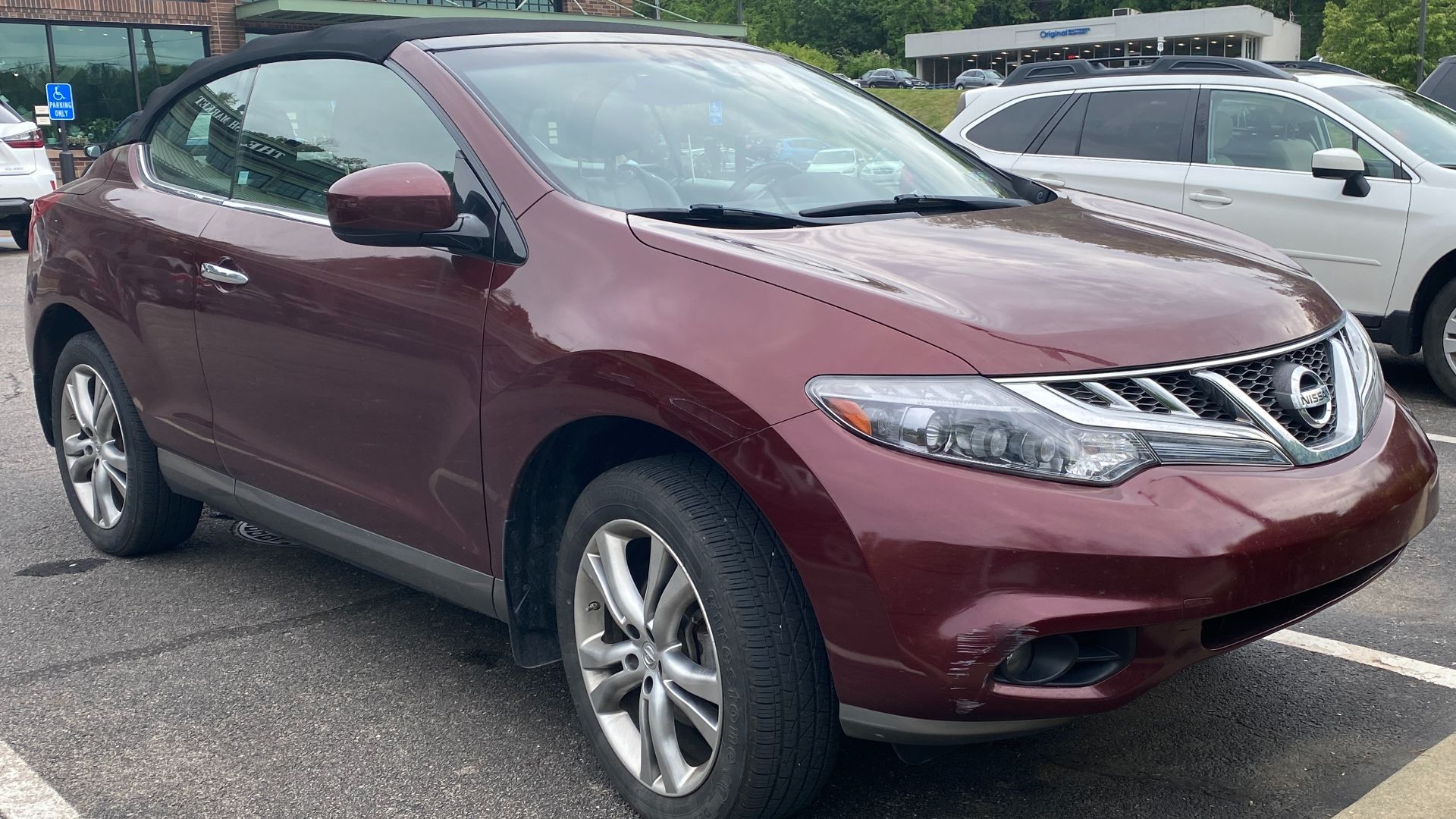 2011 Nissan Murano CrossCabriolet photographed in Mt. Lebanon, Pennsylvania.