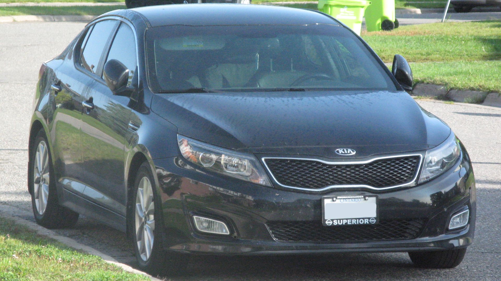 2014 Kia Optima EX photographed in Sault Ste. Marie, Ontario, Canada