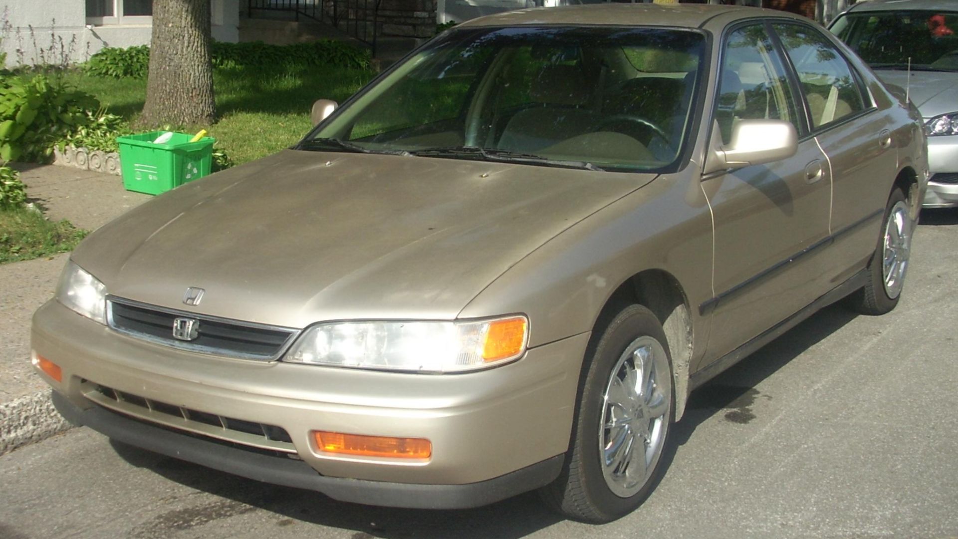 1996-1997 Honda Accord photographed in Montreal, Quebec, Canada.