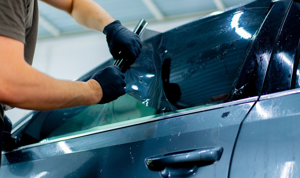 car tint installation