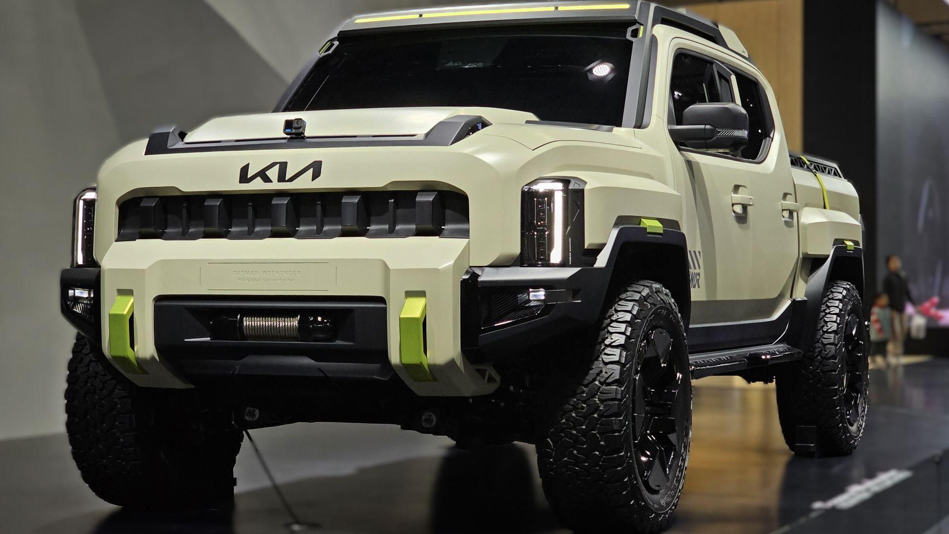 Kia Tasman Weekender Concept at 2025 Seoul Mobility Show.