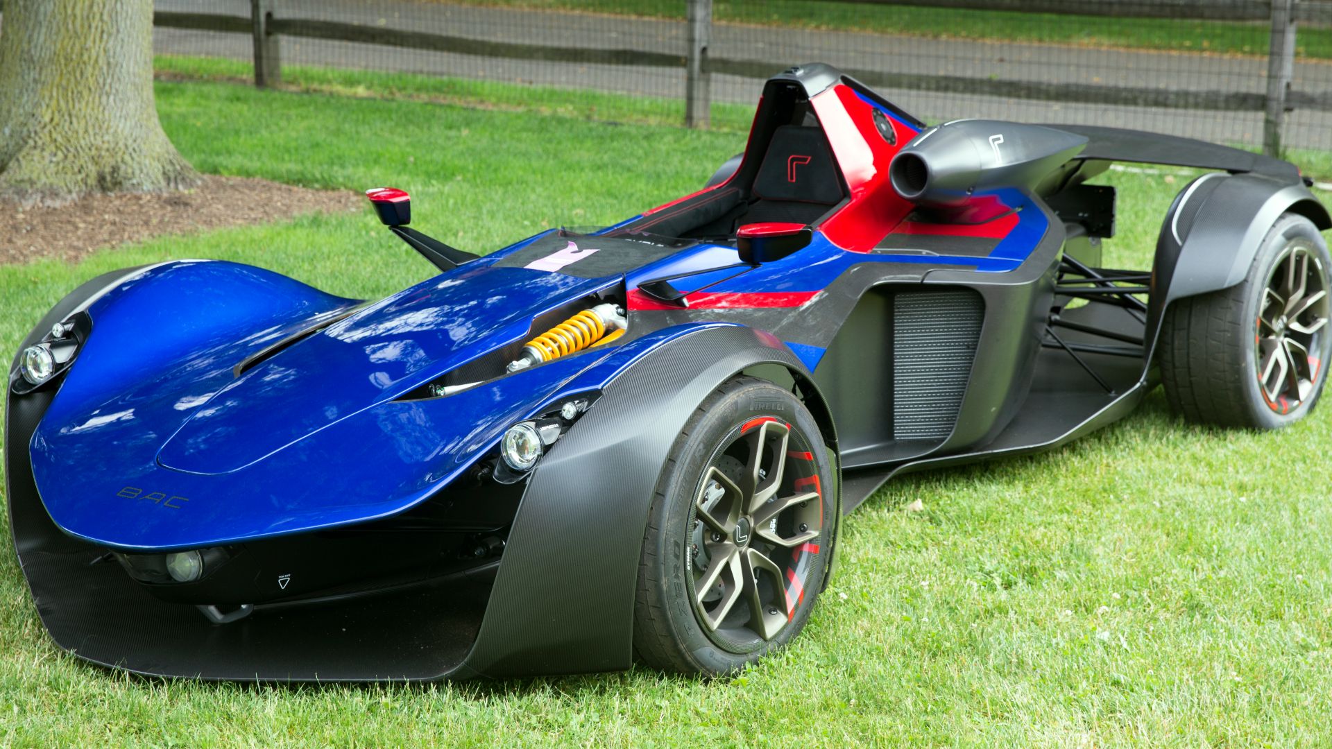 2023 BAC Mono R at the 2023 Greenwich Concours d'Elegance.