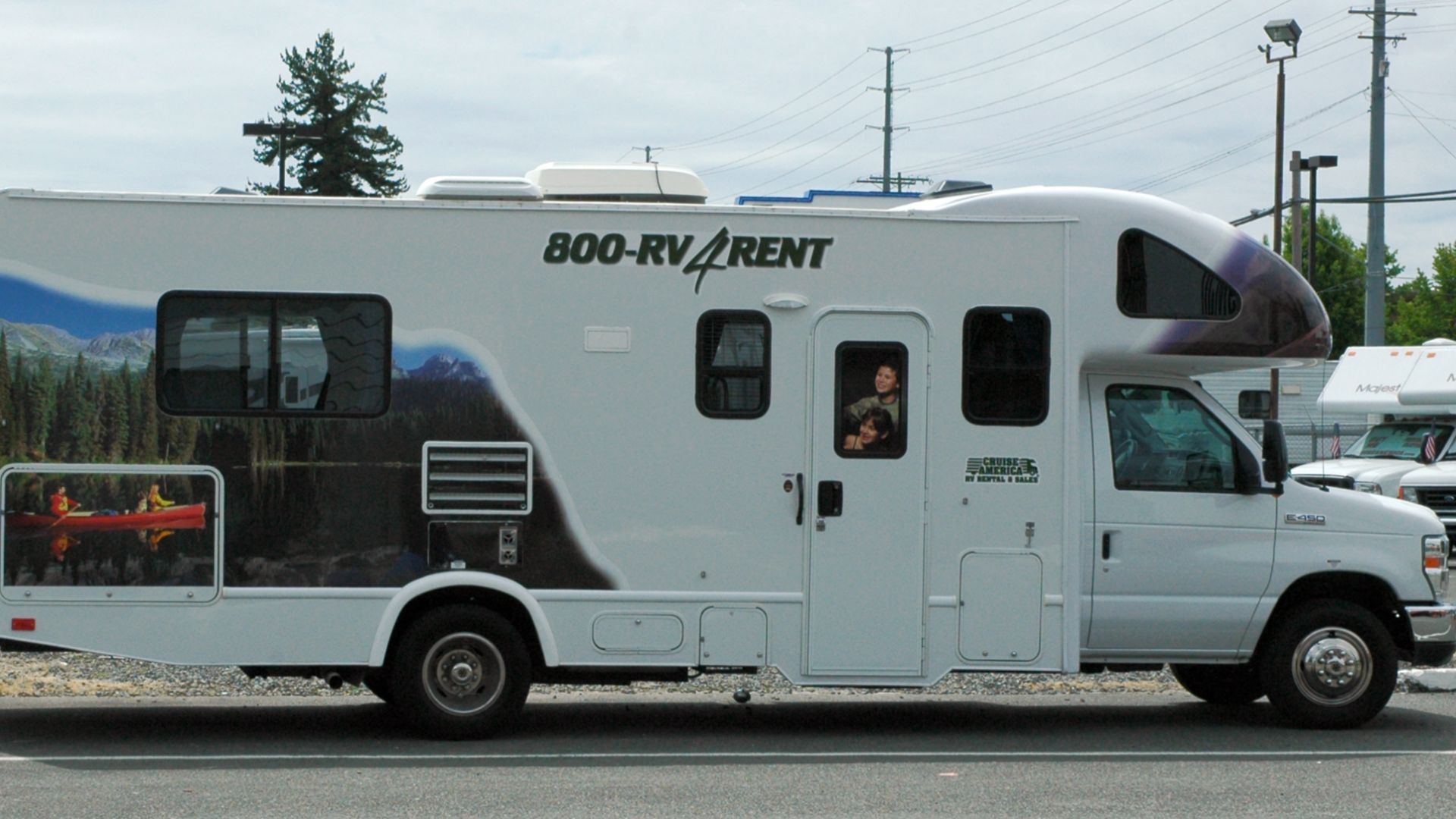 30-foot Cruise America rental RV, Lake Stickney, 2011