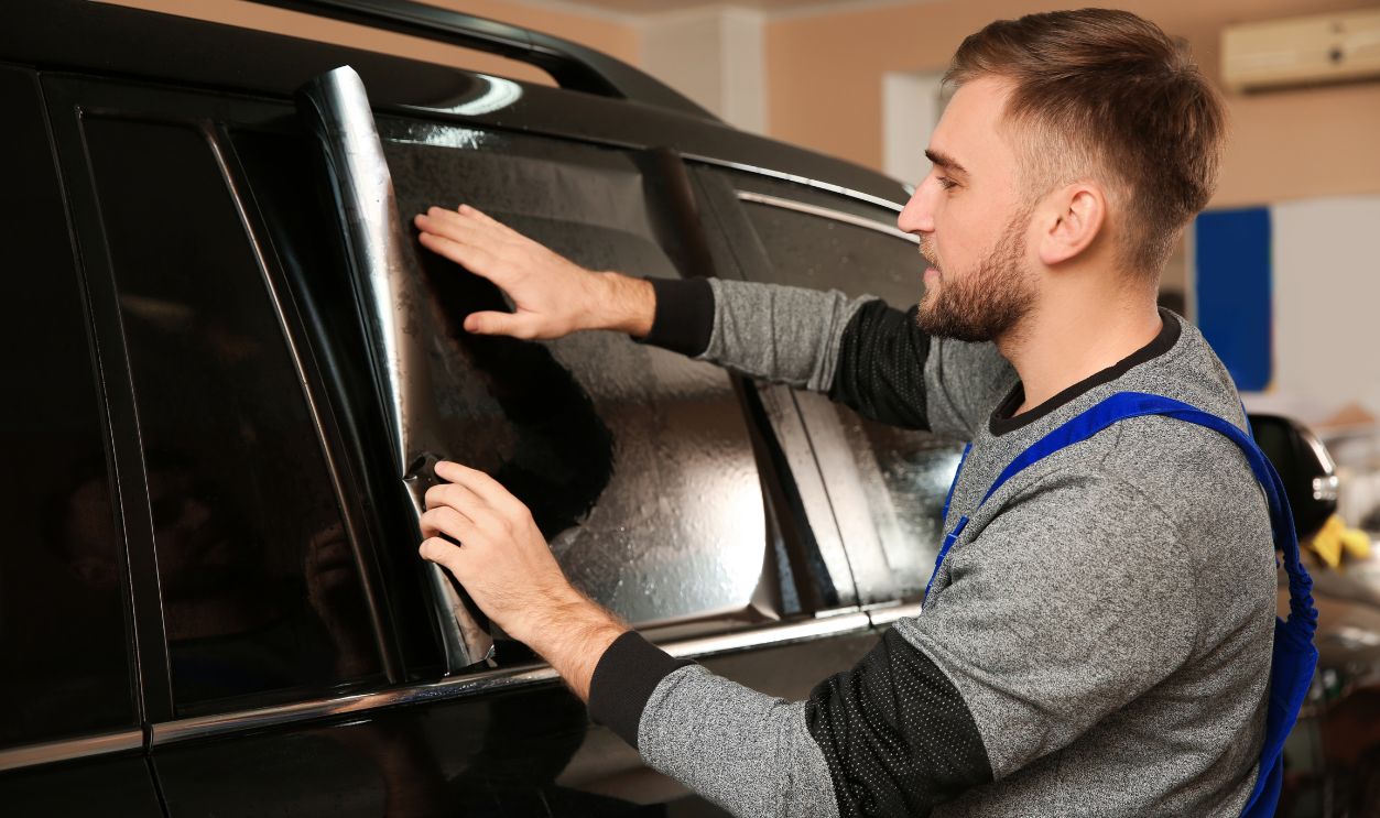 tinting car window