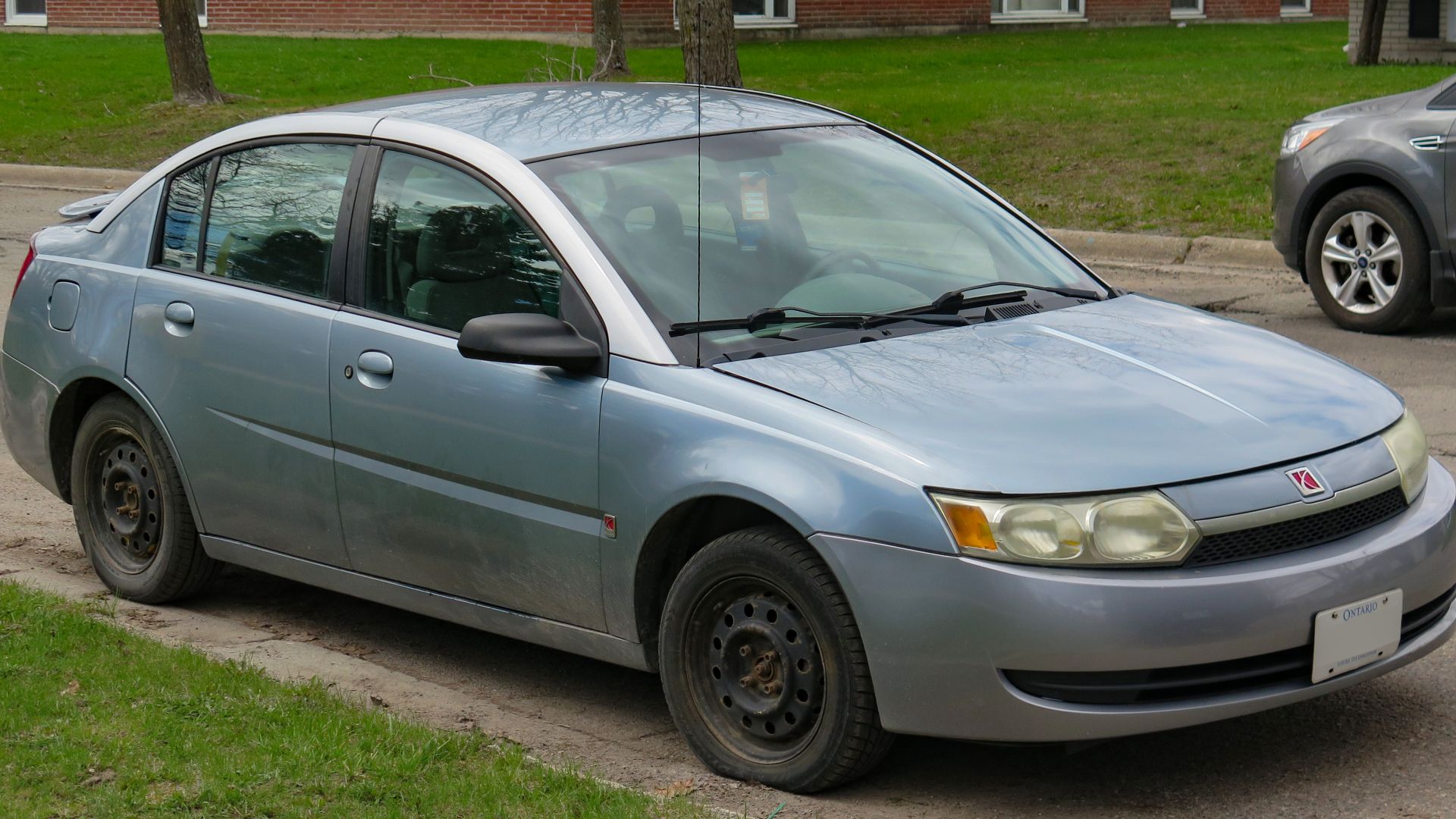 2003 Saturn ION 2 Sedan photographed in Sault Ste. Marie, Ontario, Canada.
