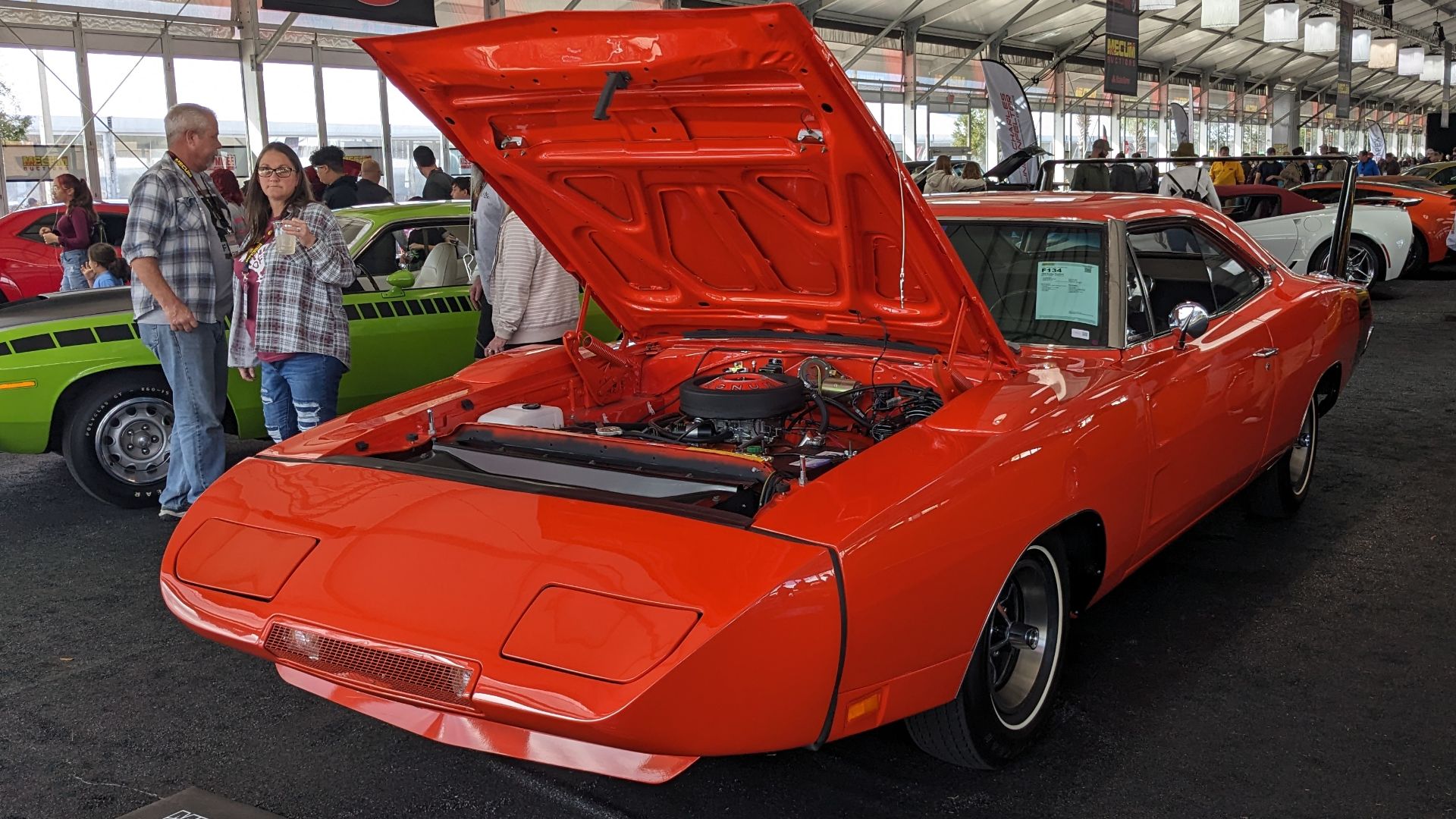 a 1969 Dodge Daytona at Mecum Auctions' Kissimmee 2024 Auction