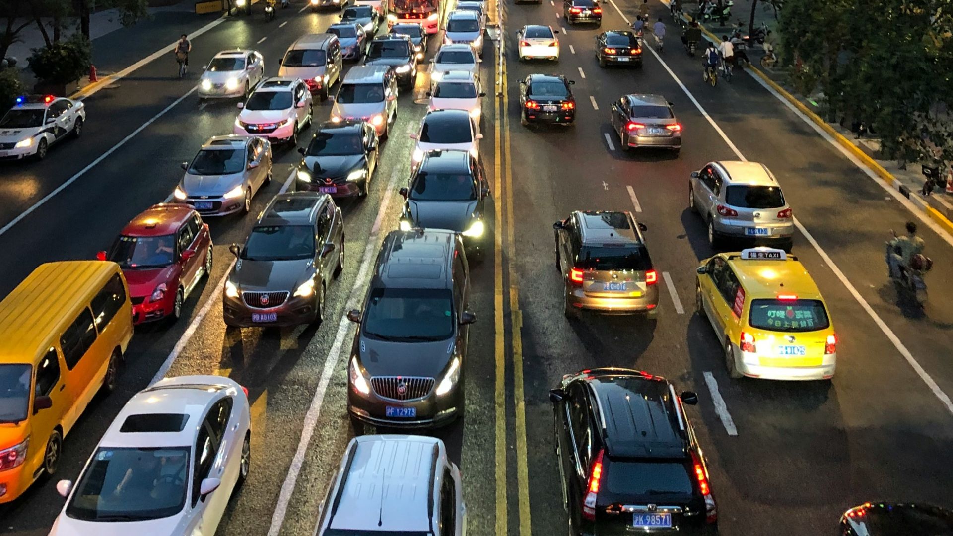 cars on road during daytime