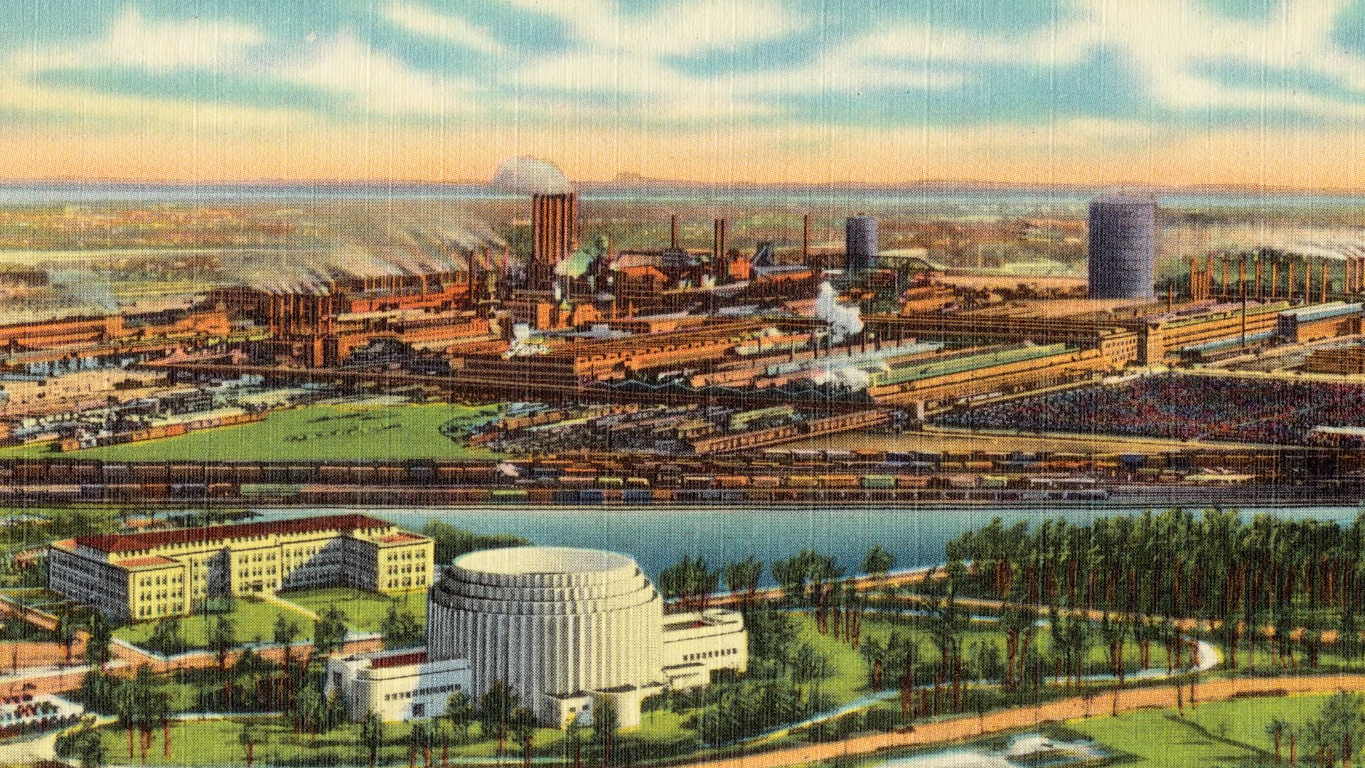 File:Ford Plant, Dearborn, Michigan (73115).jpg