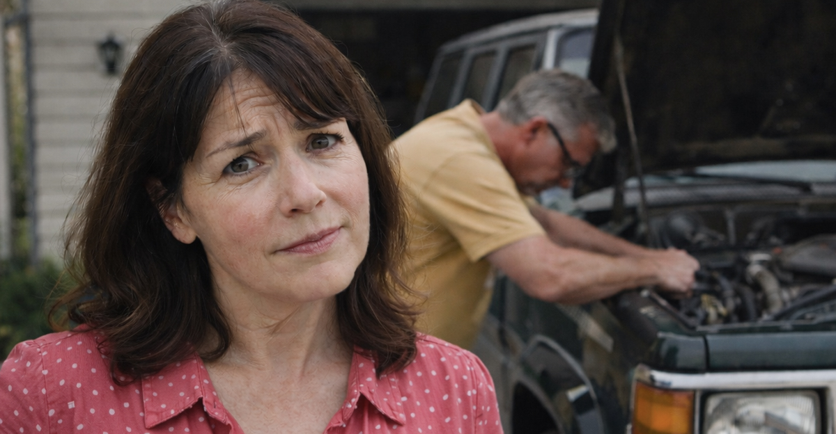 Woman concerned by car troubles