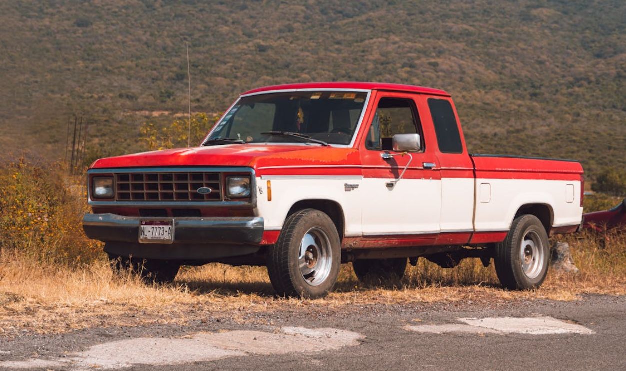 A Pickup Truck on the Roadside