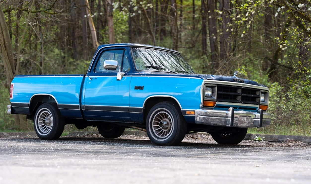 Vintage Blue Dodge Pickup Truck in Knoxville