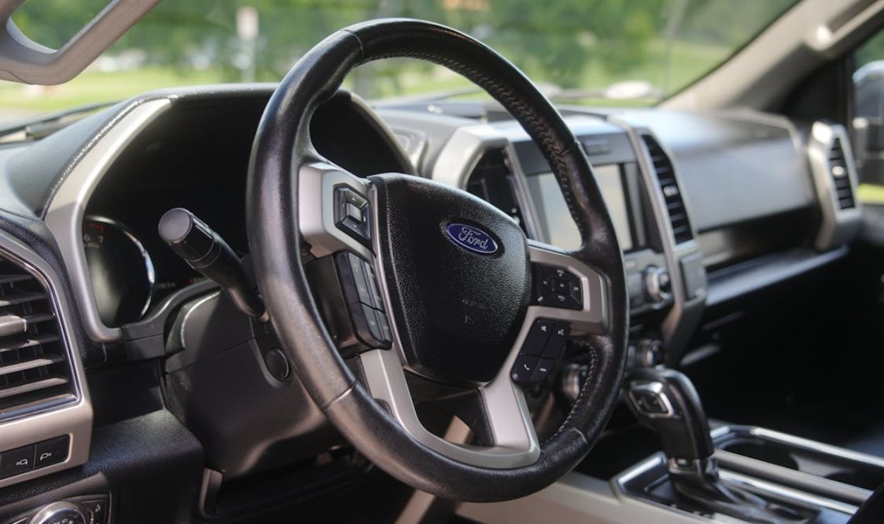 Ford F-150 Steering Wheel and Dashboard