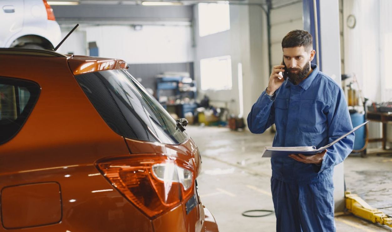 A Man in Blue Jump Suit