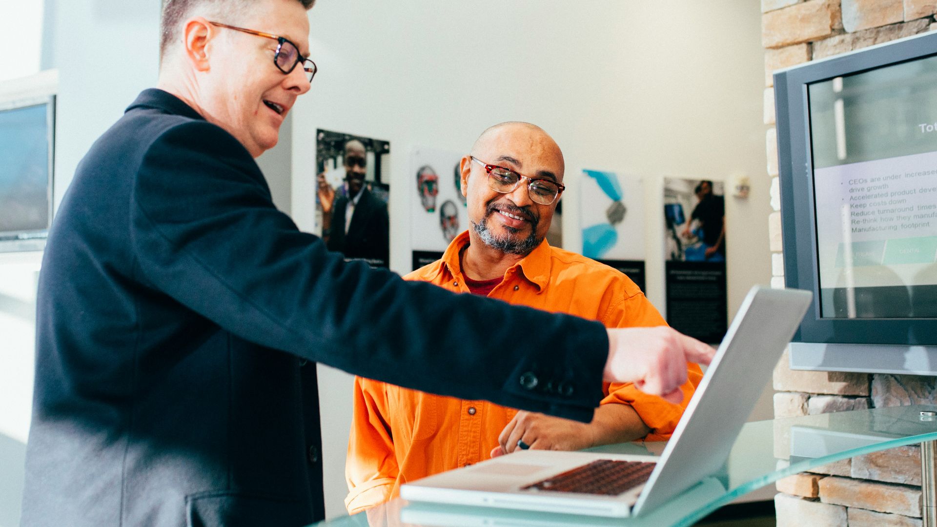 unknown person using laptop