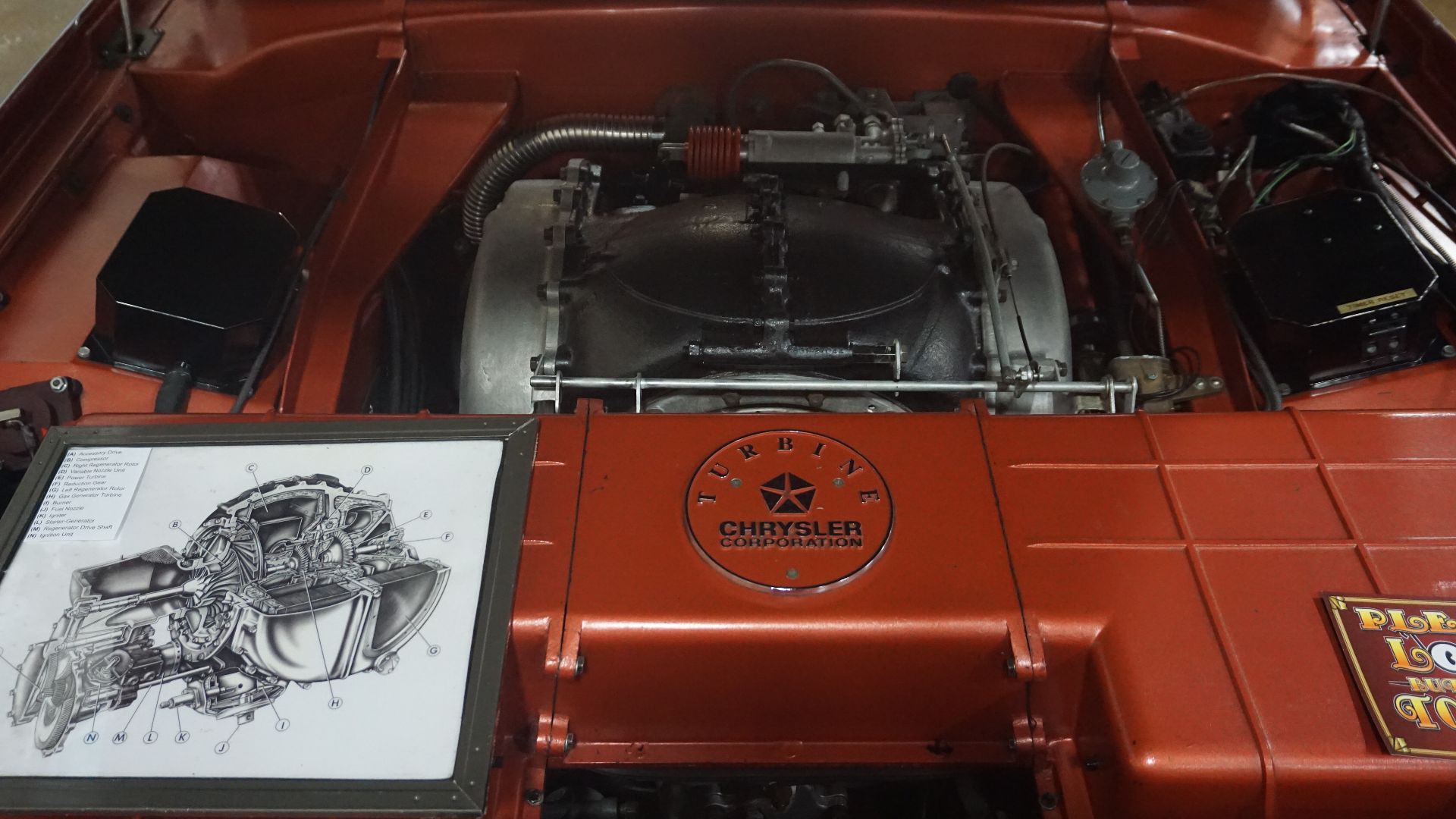 File:Stahls Automotive Collection December 2021 149 (1963 Chrysler Turbine engine).jpg