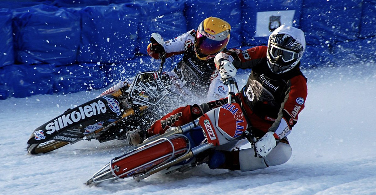 Final of the Ice speedway-Championship 2010 in Innsbruck (2010 Individual Ice Racing World Championship)