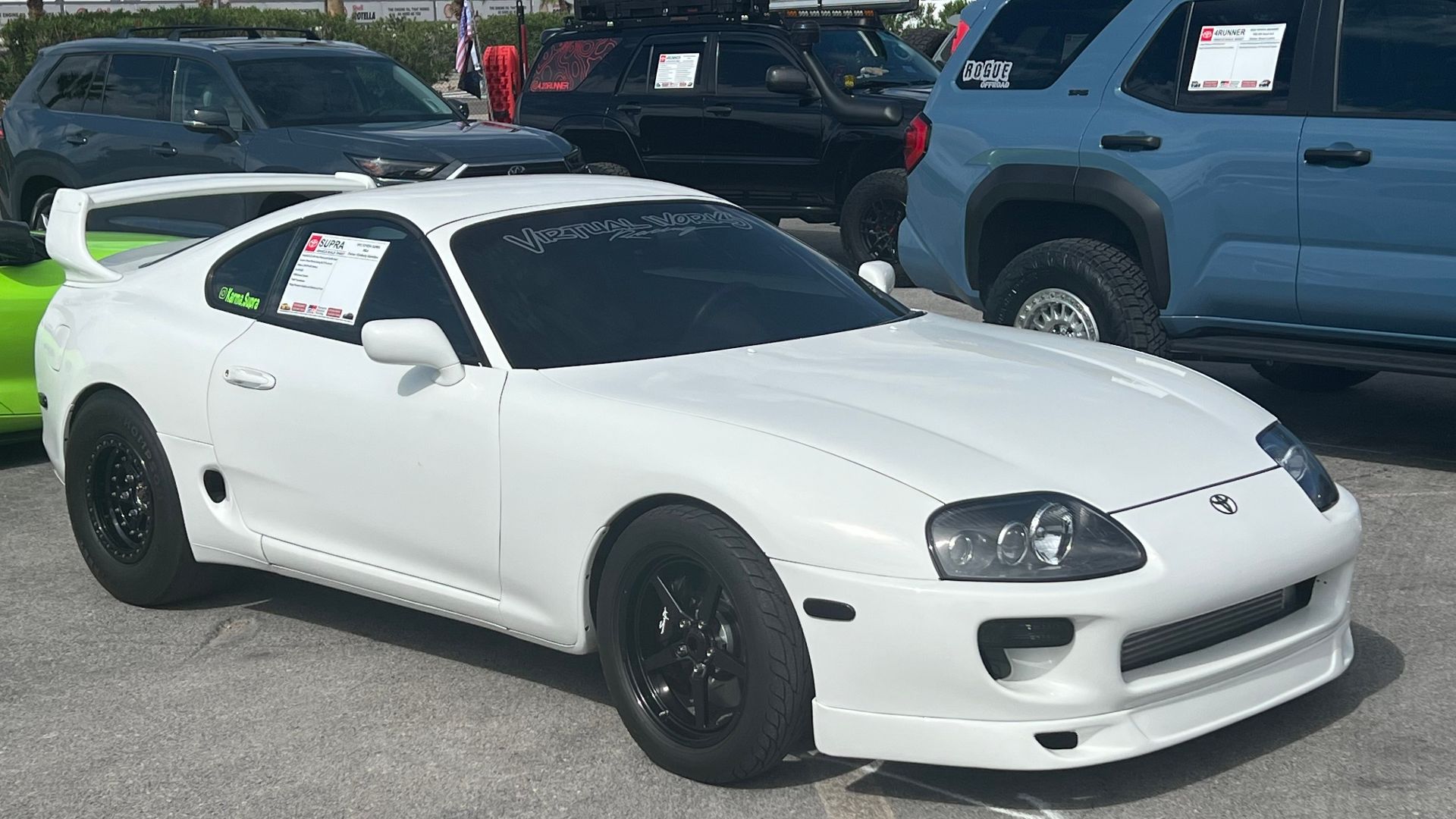 A 1993 Toyota Supra at Las Vegas Motor Speedway in 2025.