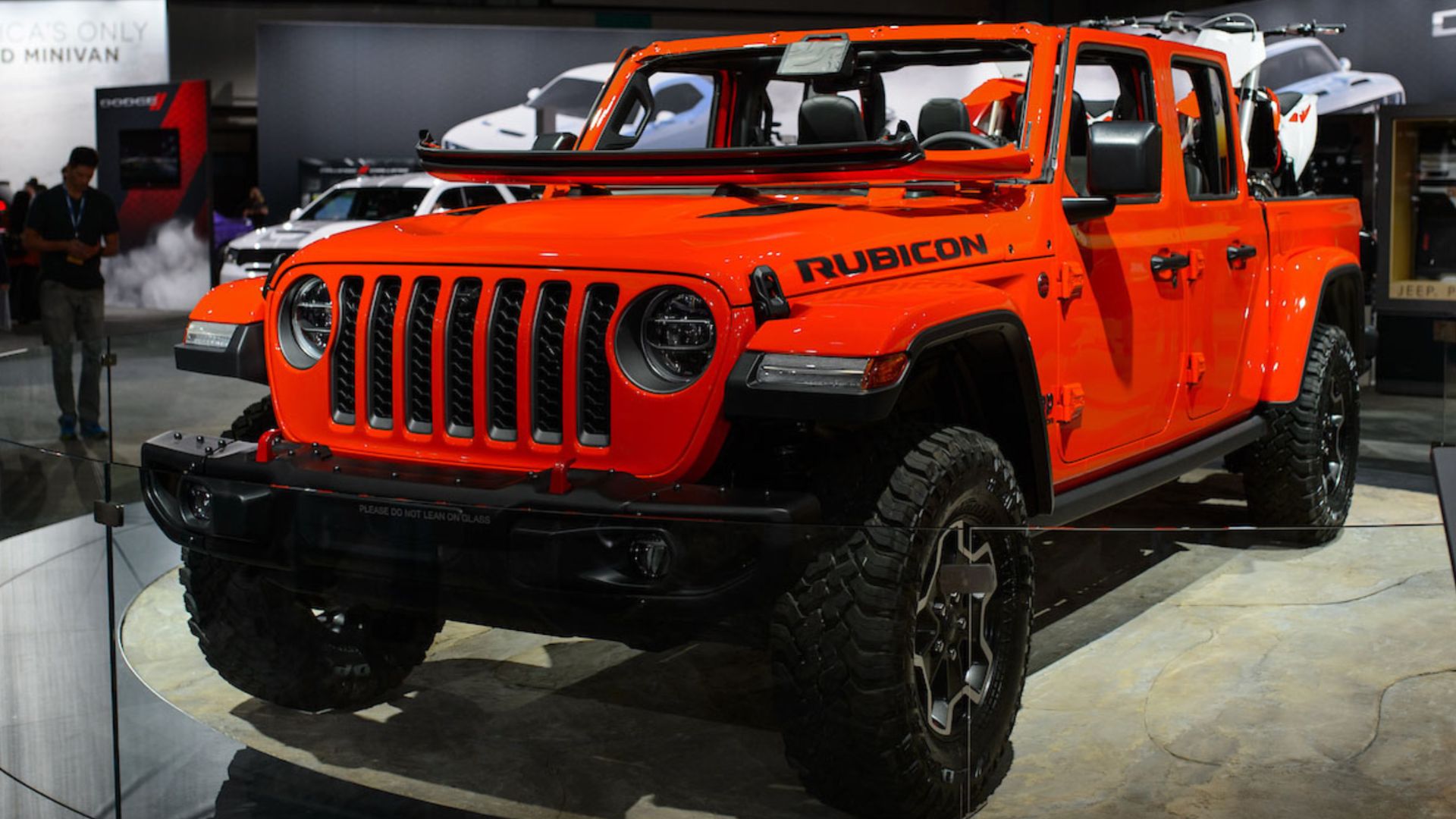 2018 Jeep Gladiator Rubicon at the 2018 LA Autoshow.