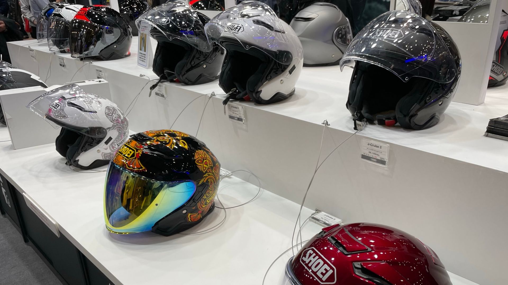 File:SHOEI helmets at 50th Tokyo Motorcycle Show (2023).jpg