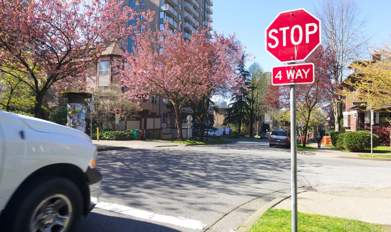 The image of stop sign