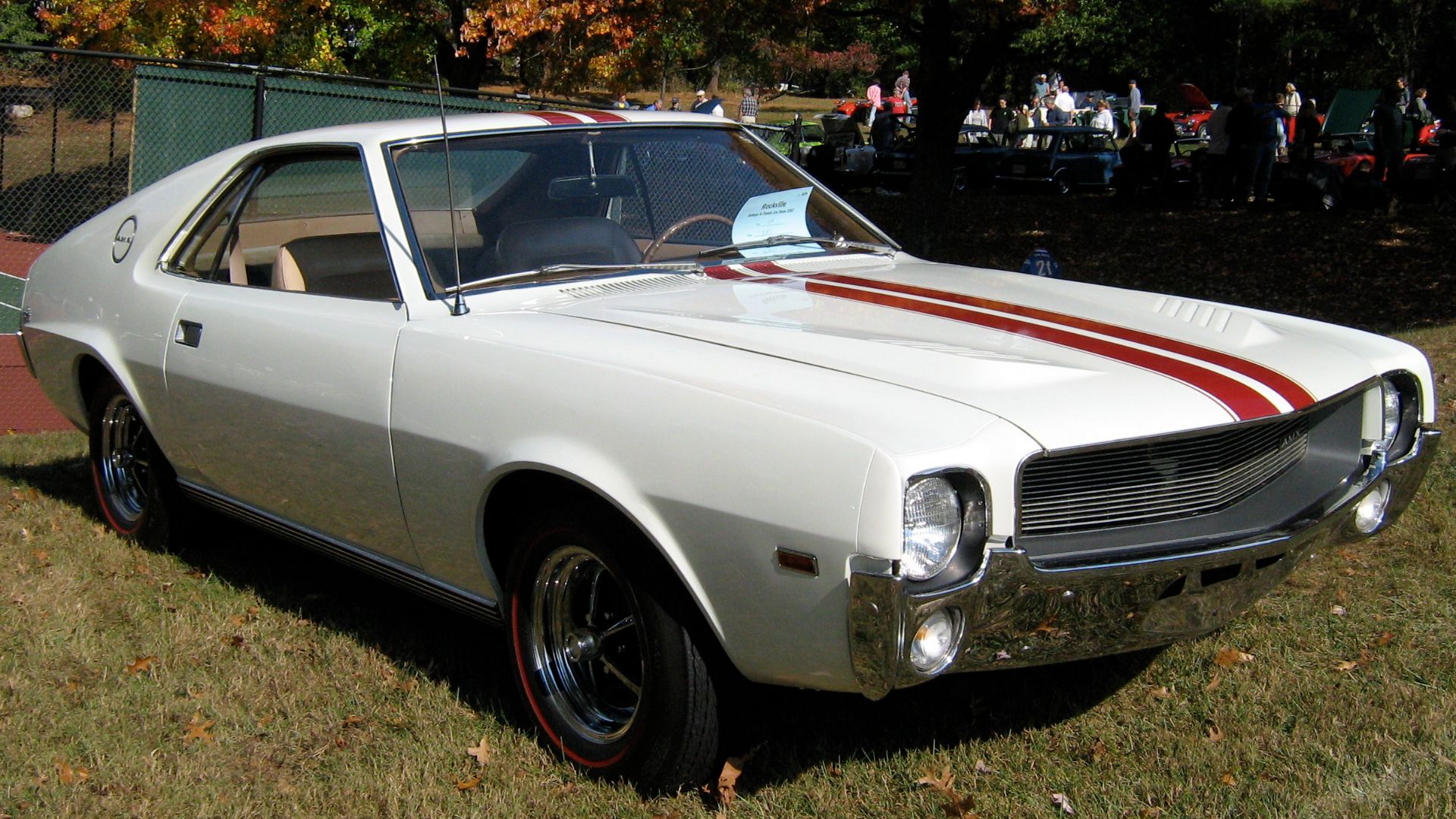 File:1968 AMC AMX white at Rockville Maryland show 2007.jpg