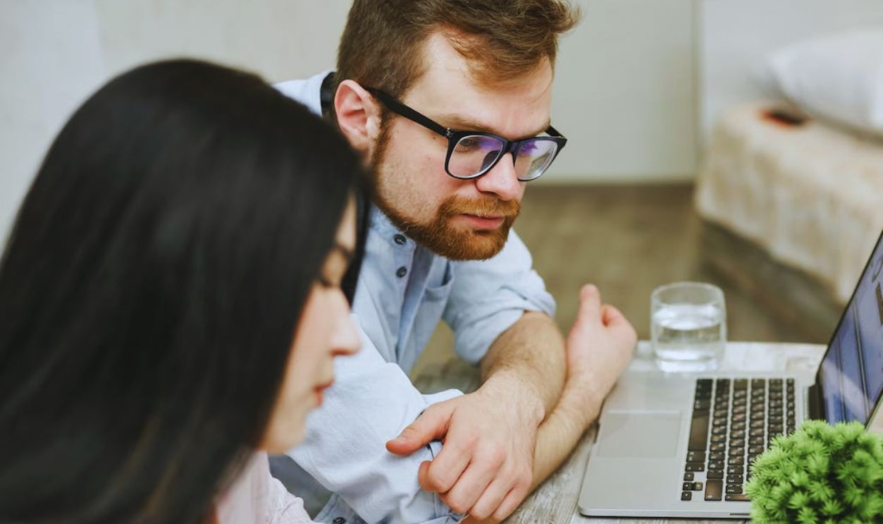 A Bearded Man Wearing Black Eyeglasses