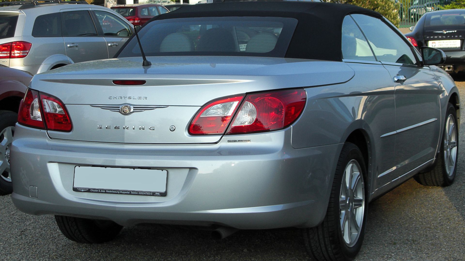 File:Chrysler Sebring III Convertible rear 20100523.jpg