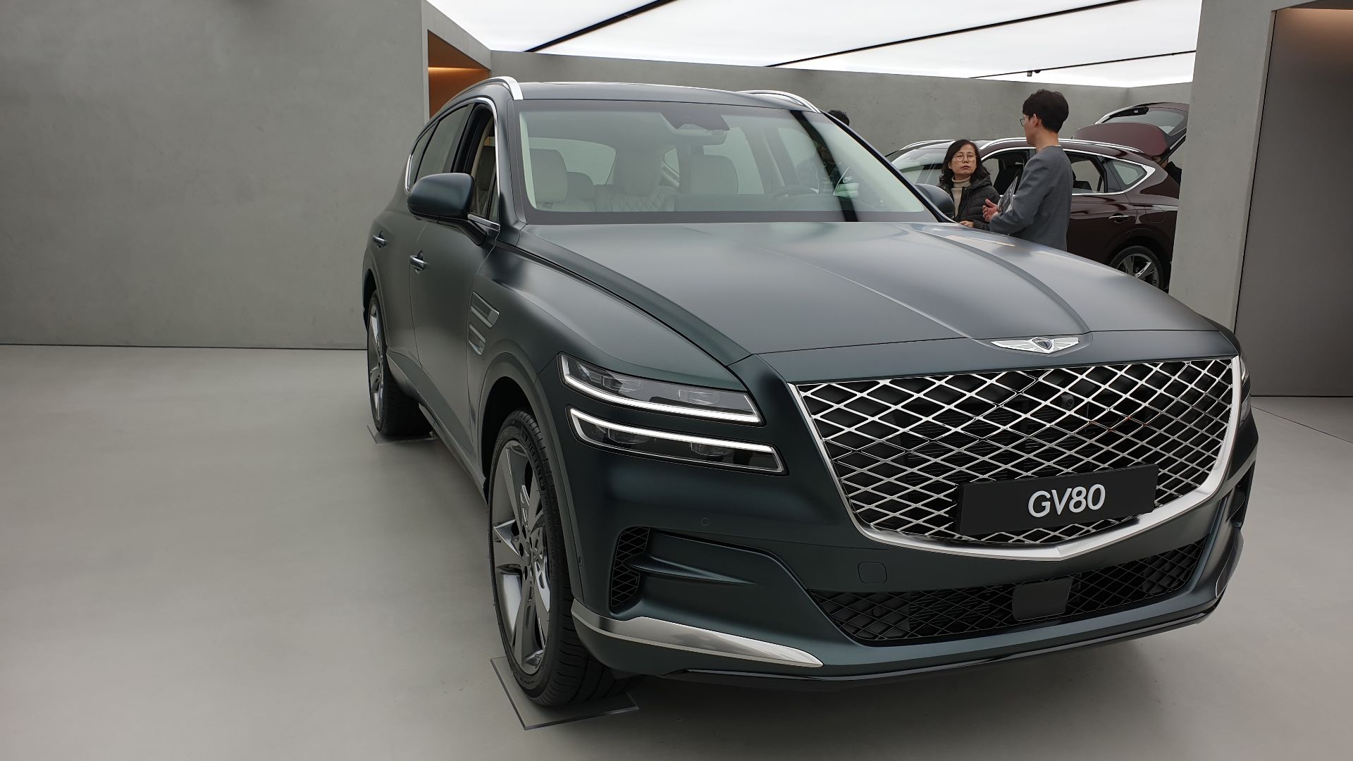 Genesis GV80 at Genesis Gangnam, Korea.