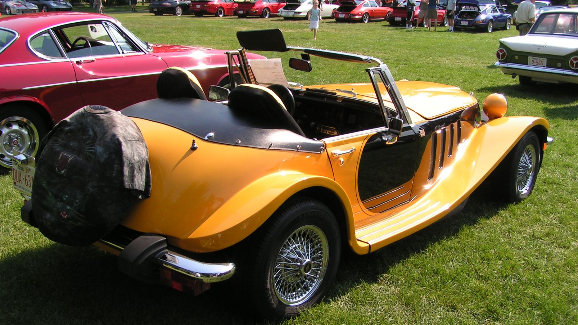 Powered by a turbo Vauxhall 2.3L engine.