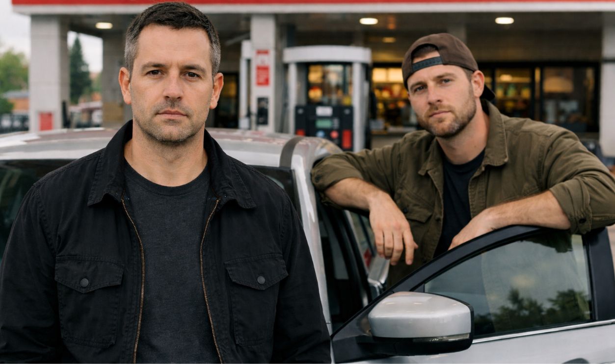 Friends at the Premium Gas station