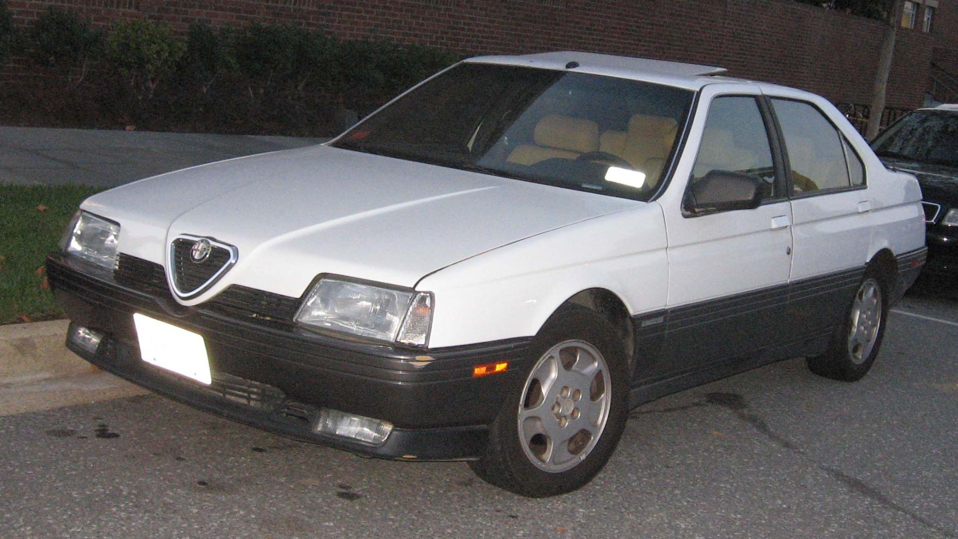 Alfa Romeo 164 photographed in College Park, Maryland, USA.